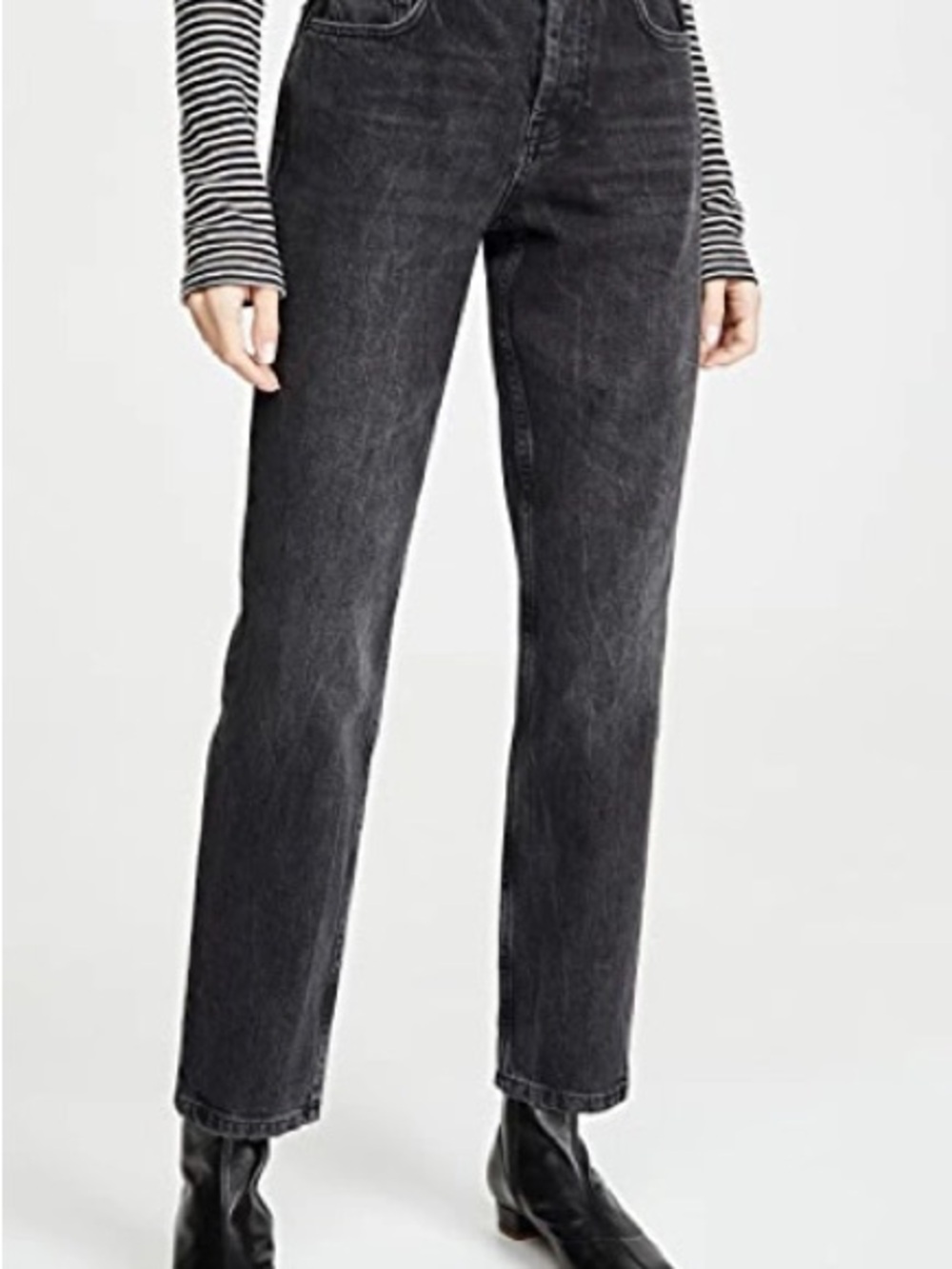 Anine Bing Frida High waist button jeans